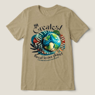 Action, warten Sie nicht - Rett unserem Planeten-T Tri-Blend Shirt