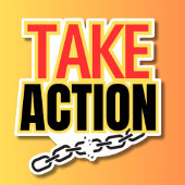 Action Waterproof Aufkleber