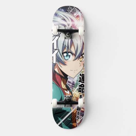 Actiongeladene Szene Skateboard (Vorderseite)