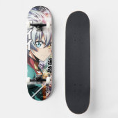 Actiongeladene Szene Skateboard (Vorderseite)