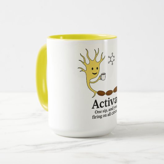 ACTIVATE! MUG TASSE (Vorderseite Links)