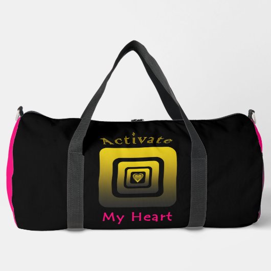 Activate My Heart Duffle Bag (Vorderseite)