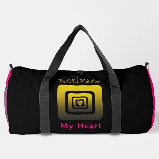 Activate My Heart Duffle Bag (Rückseite)