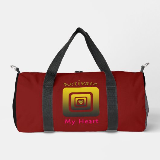 Activate My Heart Duffle Bag (Vorderseite)