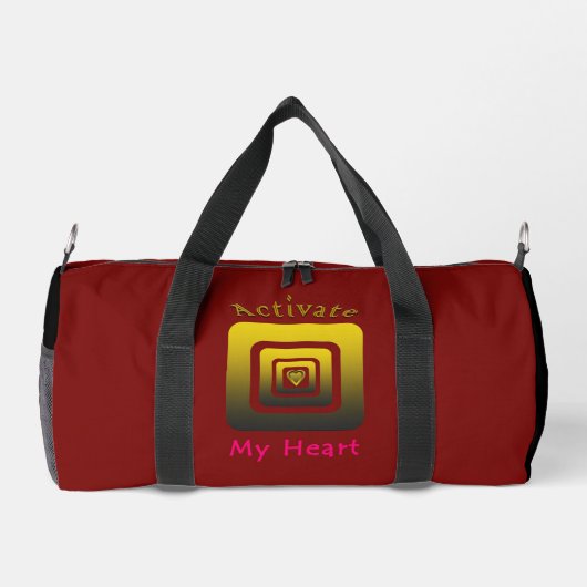 Activate My Heart Duffle Bag (Rückseite)