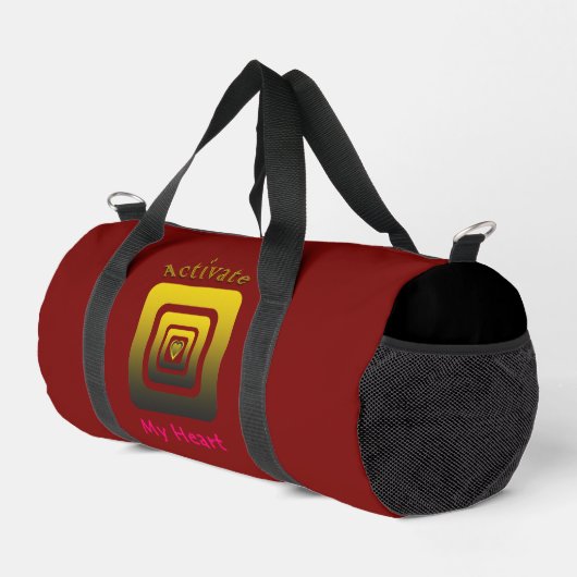 Activate My Heart Duffle Bag (Rechte Ecke)