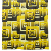 Activate My Heart Pattern Duschvorhang (Vorderseite)