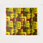 Activate My Heart Pattern Golden Wandteppich (Vorderseite (Horizontal))