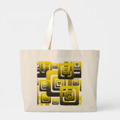 Activate My Heart Pattern Jumbo Stoffbeutel (Rückseite)