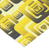 Activate My Heart Pattern Kurzer Tischläufer (Ecke)