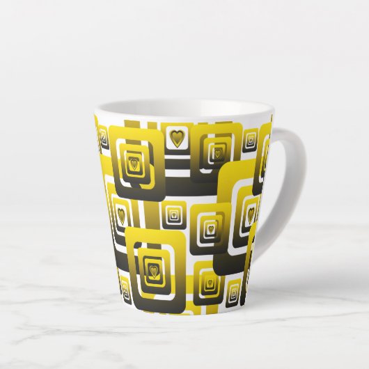 Activate My Heart Pattern Milchtasse (Rechte Ecke)