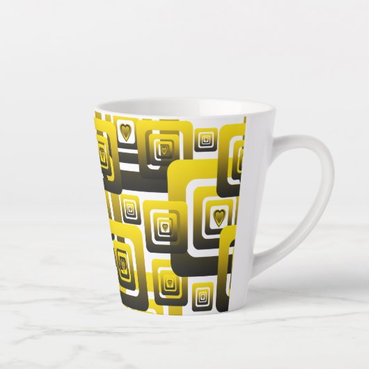 Activate My Heart Pattern Milchtasse (Rechts)