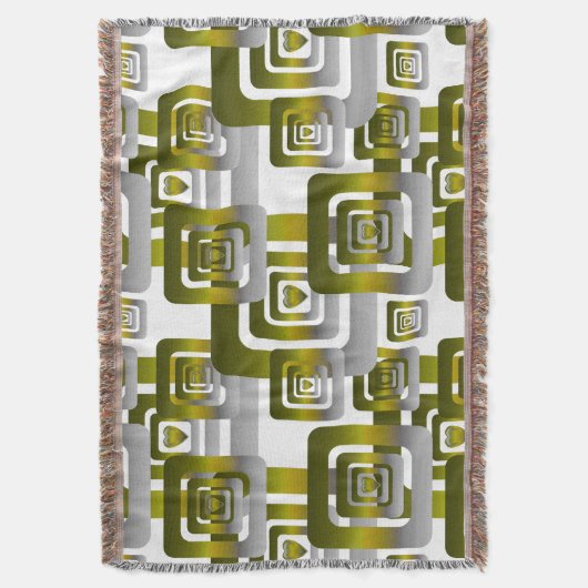 Activate My Heart Pattern Silver Decke (Vorderseite Vertikal)