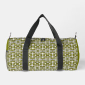 Activate My Heart Pattern Silver Duffle Bag (Rückseite)