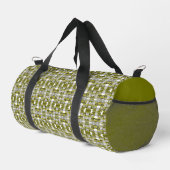 Activate My Heart Pattern Silver Duffle Bag (Rechte Ecke)