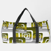 Activate My Heart Pattern Silver Duffle Bag (Rückseite)