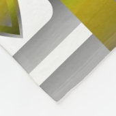 Activate My Heart Pattern Silver Fleecedecke (Ecke)