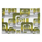 Activate My Heart Pattern Silver Kissenbezug (Rückseite)