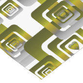 Activate My Heart Pattern Silver Kurzer Tischläufer (Ecke)