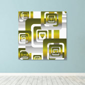 Activate My Heart Pattern Silver Leinwanddruck (Insitu (Holzboden))