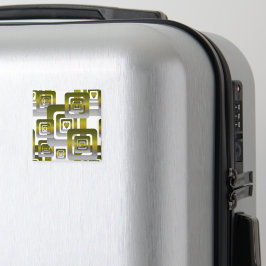 Activate My Heart Pattern Silver Magnet