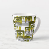 Activate My Heart Pattern Silver Milchtasse (Rechte Ecke)