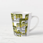 Activate My Heart Pattern Silver Milchtasse (Rechts)