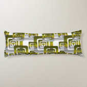 Activate My Heart Pattern Silver Seitenschläferkissen (Rückseite)