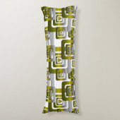 Activate My Heart Pattern Silver Seitenschläferkissen (Vorderseite Vertikal)