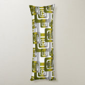 Activate My Heart Pattern Silver Seitenschläferkissen (Rückseite (Vertikal))