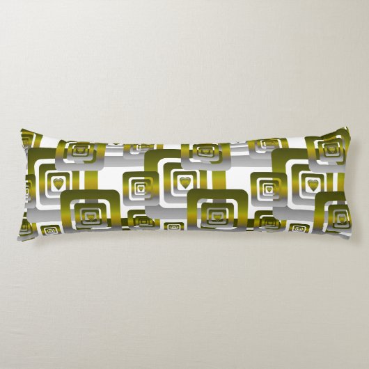 Activate My Heart Pattern Silver Seitenschläferkissen (Vorderseite)