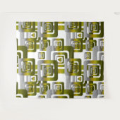 Activate My Heart Pattern Silver Wandteppich (Vorderseite (Horizontal))