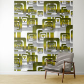 Activate My Heart Pattern Silver Wandteppich (Beispiel)