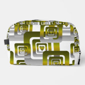 Activate My Heart Pattern Silver Waschbeutel (Vorderseite)