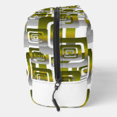 Activate My Heart Pattern Silver Waschbeutel (Rechts)