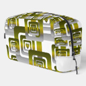 Activate My Heart Pattern Silver Waschbeutel (Rechte Ecke)