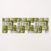 Activate My Heart Pattern Silver Yogamatte (Vorderseite (Horizontal))