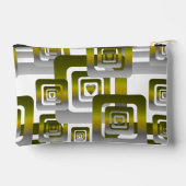 Activate My Heart Pattern Silver Zubehörtasche (Rückseite)