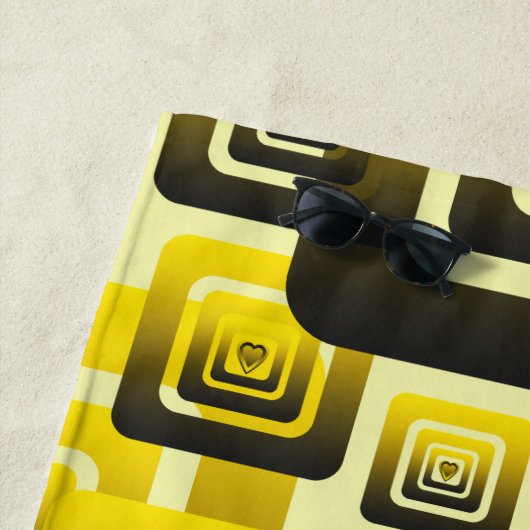 Activate My Heart Pattern Strandtuch (Beispiel)