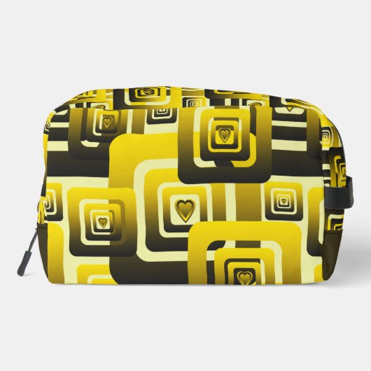 Activate My Heart Pattern Waschbeutel (Rückseite)