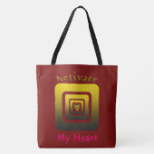 Activate My Heart Tasche (Vorderseite)