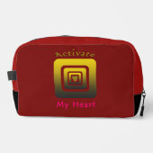 Activate My Heart Waschbeutel (Vorderseite)