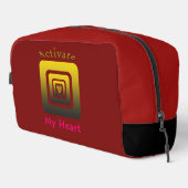 Activate My Heart Waschbeutel (Rechte Ecke)