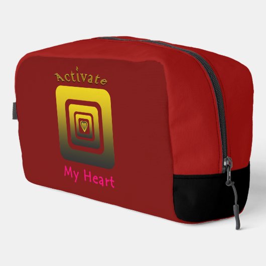 Activate My Heart Waschbeutel (Rechte Ecke)
