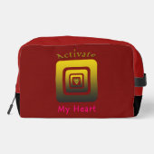 Activate My Heart Waschbeutel (Rückseite)