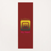 Activate My Heart Yogamatte (Vorderseite)