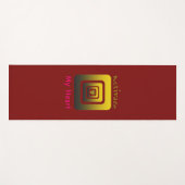 Activate My Heart Yogamatte (Vorderseite (Horizontal))