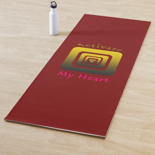 Activate My Heart Yogamatte (Beispiel)