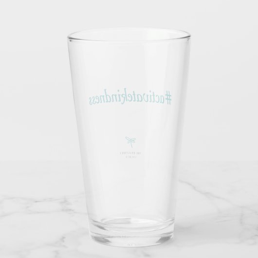 #activatekindness Pint Glass Glas (Rückseite)