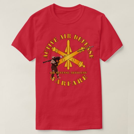Active Air Defense Warfare Stinger T-Shirt (Design vorne)